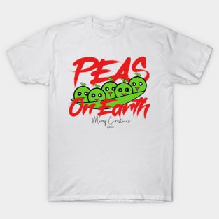 Christmas T - Shirt - Peas On Earth T-Shirt